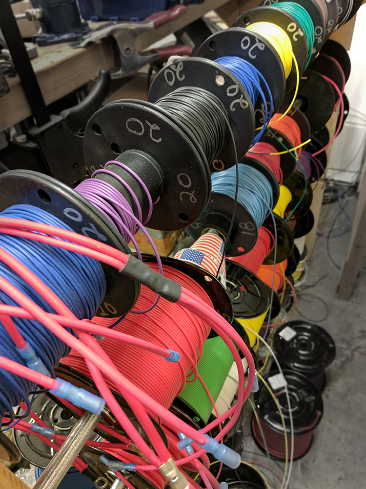 Portland Wiring Harness spools 2 5